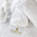 Spa towells set for professional massage therapy