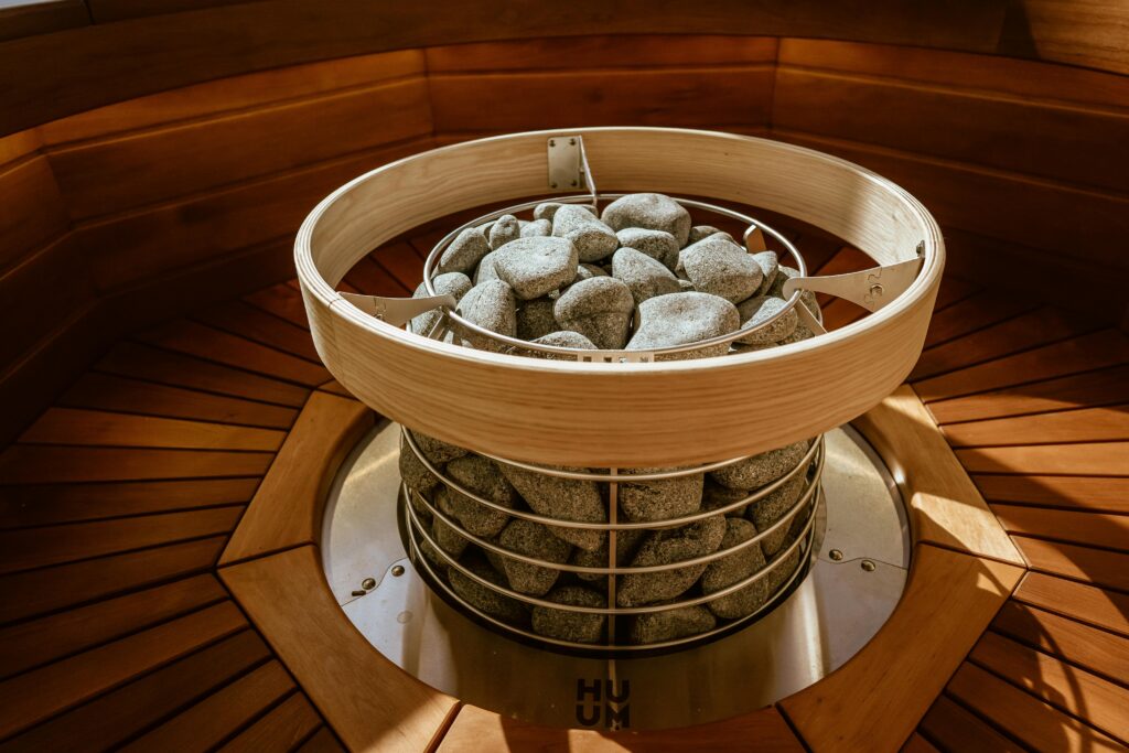 Sauna, hot stones for sauna benefits
