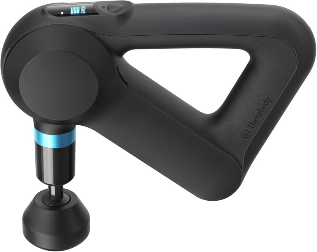 TheraGun Therabody Elite (5th Generation) - Handheld Deep Tissue Massage Gun - Bluetooth Enabled Percussion & Personal Massager for Pain Relief in Neck, Back, Leg, Hand, Shoulder and Foot