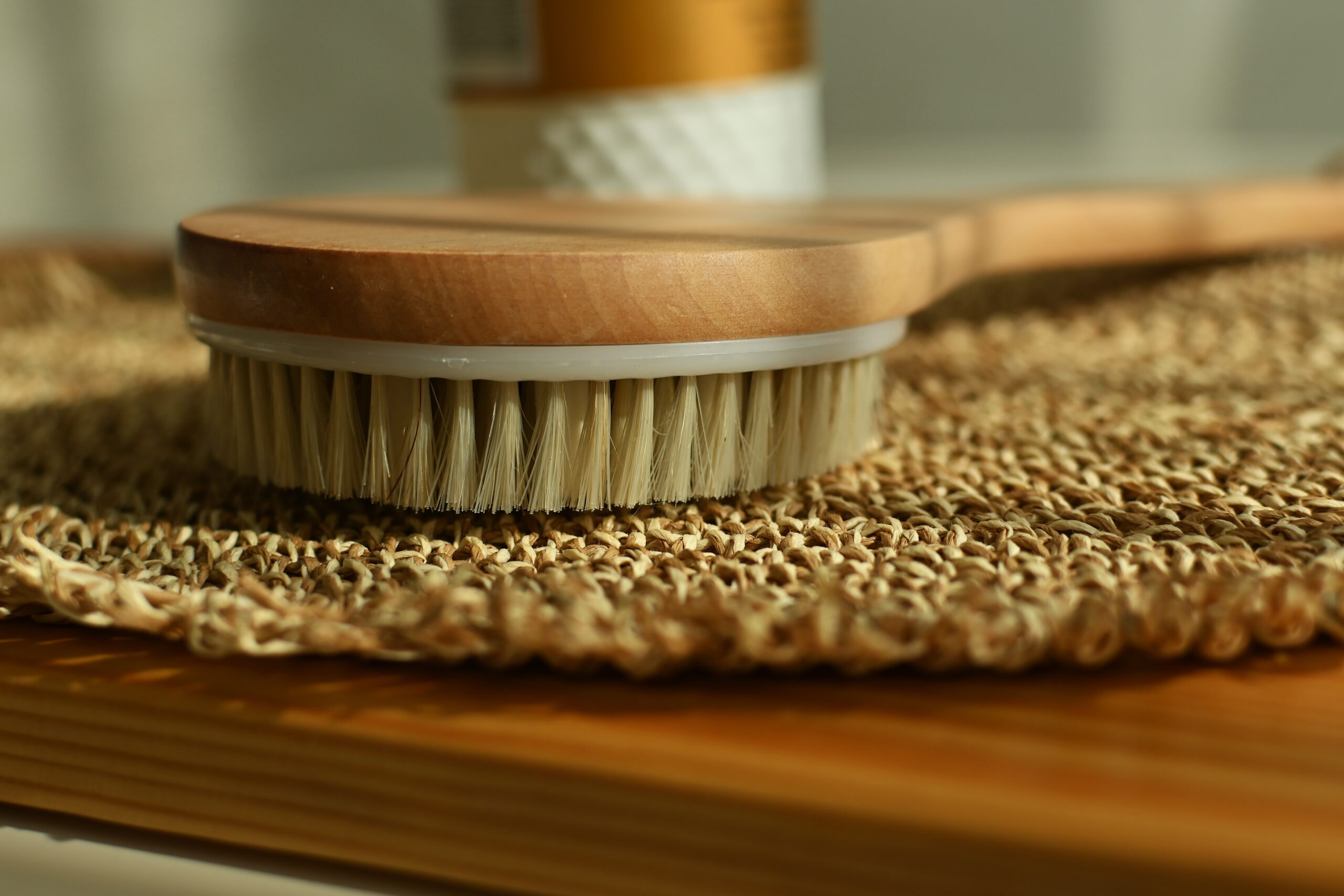 How to prepare for a massage, body brush